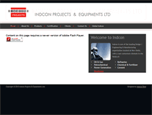 Tablet Screenshot of indconprojects.com